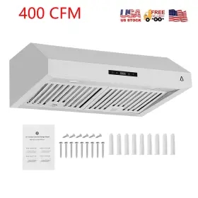 702A ACEKOOL Cabinet Hood Kitchen Vent Touch Control Cfm Led