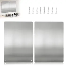 FZB1216 AEYNCBO Steel Stove Backsplash Wall Guard Heat