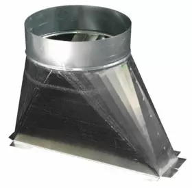 OA10VD AIR KING Round Galvanized Steel Vertical Outletpter