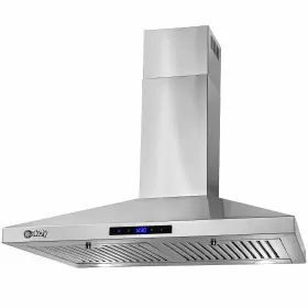 810067994545 AKDY Wall Mount Hood Fan Led Lights Steel #3