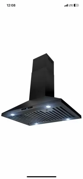 810764025221 AKDY Island Hood Cfm Led Touch Control Steel #3