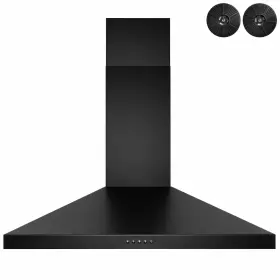 AZ63175DBK AKDY Convertible Kitchen Wall Mount Hood Carbon #3