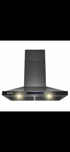 RH0017 AKDY Kitchen Hood Touch Panel Wall Mount Steel