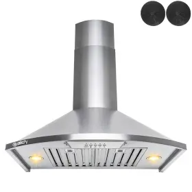 RH0342CFL AKDY Kitchen Hood Carbon Filters Led Lights