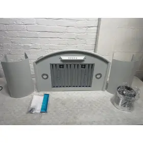 RH0343CFL AKDY Cfm Kitchen Hood Carbon Filters Leds Steel