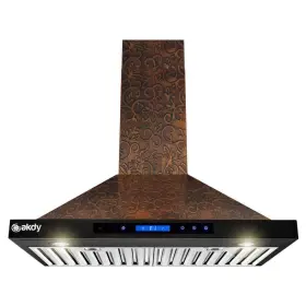 RH0398 AKDY Convertible Wall Mount Hood Lights Embossed Vine