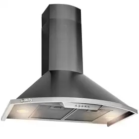 RH0486 AKDY Convertible Wall Mount Hood Cfm Push Led Lights #3