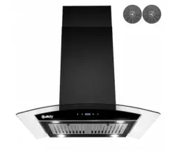 TM-112096-CC-11 AKDY Island Rangehood Steel Led Touch Control