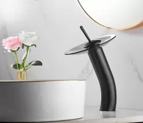 Z089B AKDY Waterfall Vessel Faucet Hole Lead Solid #3