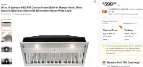 NX-E90-36-WARM AKICON Hood Led Light