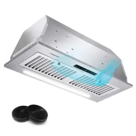 30HD05D AMZCHEF Cfm Smart Ducted Hood Steel Exhaust