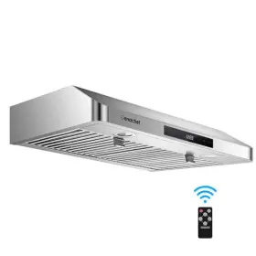 718653804950 AMZCHEF Steel Ducted Cabinet Touch Hood Led