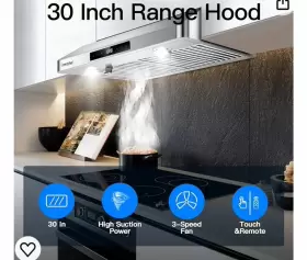 UL-704A-CF2-75 AMZCHEF Cabinet Hood #2