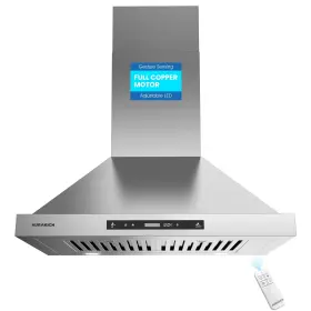 Aurakich Aur-rhp01-us Wall Mount Range Hood 30 Inch 900 Cfm Stainless Steel Led Vent