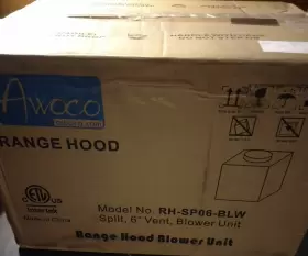 RH-SP06-BLW AWOCO Inline Blower Unit Split Hoods