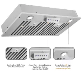 RH24-F60 AWOCO Split Steel Hood Cfm Led #2