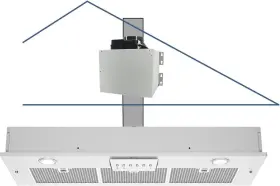 RH24-R01 AWOCO Split Steel Hood Cfm Led