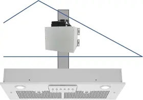 RH25-R02 AWOCO Split Steel Hood Cfm Led