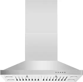 RH02I BLUE OCEAN Steel Island Mount Kitchen Hood Cfm
