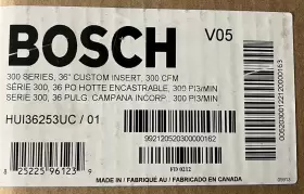 HUI36253UC BOSCH Hood Blower