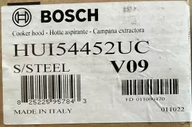 HUI54452UC BOSCH Hood Blower #2