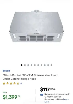 HUI80553UC BOSCH Cfm Hood