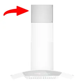 01SCHIMNEY BRANO Hood Chimney Extension