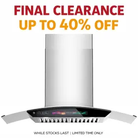 EBY01S36 BRANO Steel Hood Ducted Kitchen Chimney