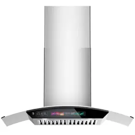 GS01S-V36-HYF BRANO Ducted Wall Mount Hood Steel Voice Touch