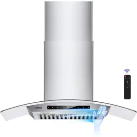 W0630 BRANO Wall Mount Hood Steel Cfm Remote Control