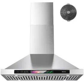 ZM-ZMRH-TW03S-V36 BRANO Wall Mount Hood Filter Cfm Control