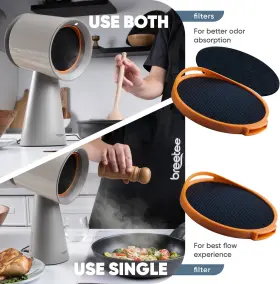 AH003 BREETEE Hood Kitchen Suction Desktop Hoo #3