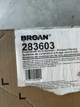 283603 BROAN Telescope Downdraft #2