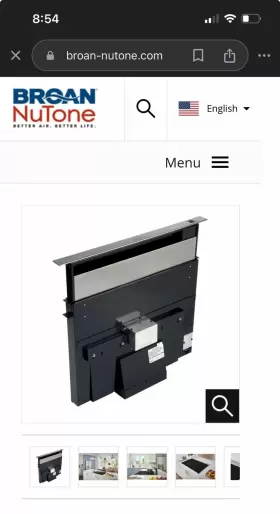 283603 BROAN Telescope Downdraft
