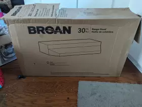423001 BROAN Cabinet Hood Round Duct