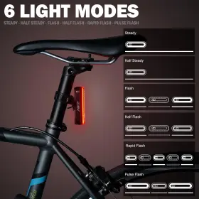 445015998929 BROAN Bike Night Riding Led Tail Light Bicycle #2