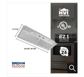 BBN12435SS BROAN Cabinet Hood Steel #2