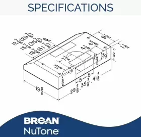 BCDF130BLS BROAN Cabinet Hood #2