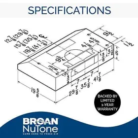 BCDJ130WH BROAN Glacier Cabinet Convertible #3