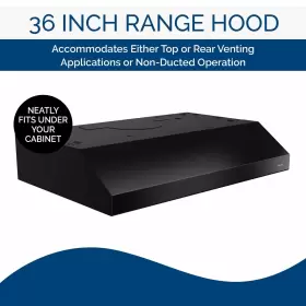 BCSD136BL BROAN Nutone Glacier Cabinet Convertible Hoo #2