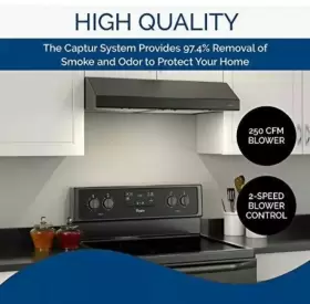 BCSD142BL BROAN Glacier Hood Exhaust Fan Cabinet #3