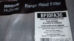 BPJDFA36 BROAN Nutone Hood Filter