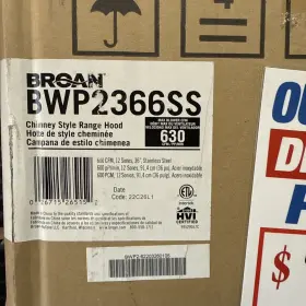 BWP2366SS BROAN Chimney Rang Hood #2