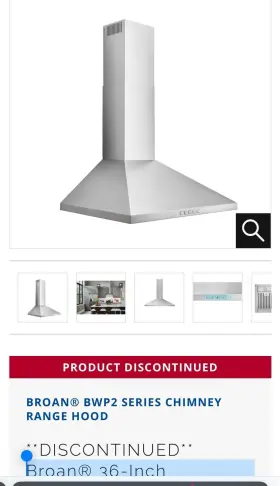 BWP2366SS BROAN Chimney Rang Hood