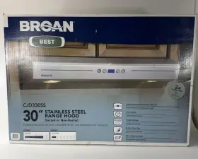 CJD330SS BROAN Steel Hood