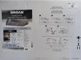 CLSC230SS BROAN Antero Cfm Steel Convertible Cabinet Hood