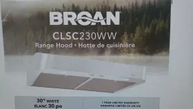 CLSC230WW BROAN Kitchen Hood Vent Fan