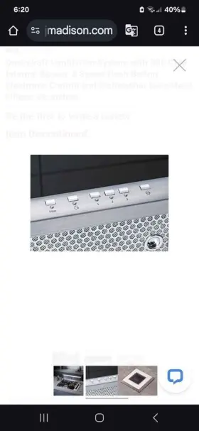 DD0130SS BROAN Downdraft Ventilation #2