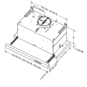 EBS1304SS BROAN Elite Slide Hood Steel #3