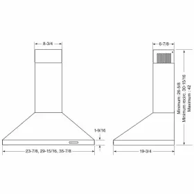 EW4836SS BROAN Cfm Wall Hood Steel #2